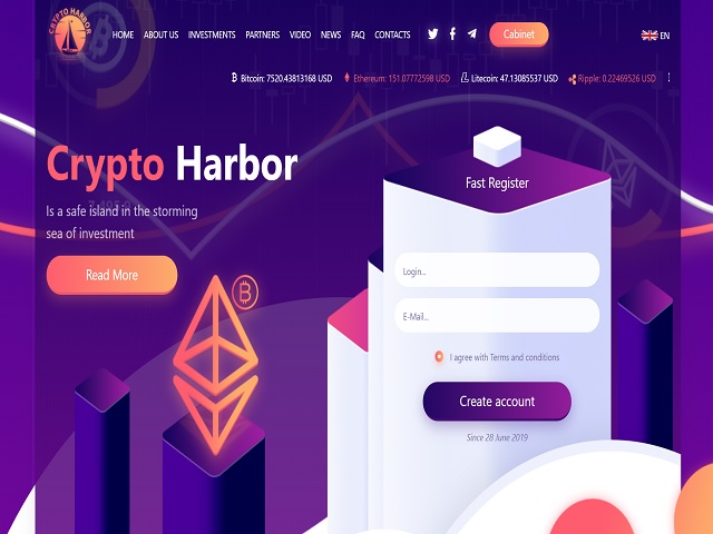 CryptoHarbor screenshot